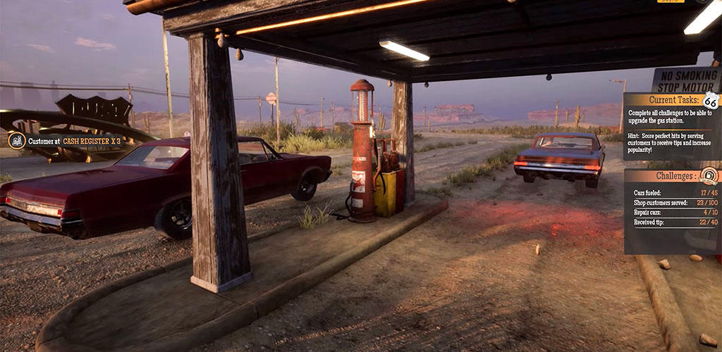 Banner of Gas Station Junkyard Sim Game 