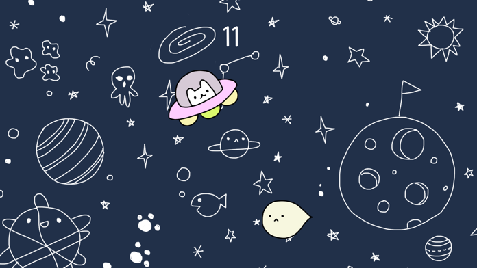 Space Cat Star Hunter Game Screenshot