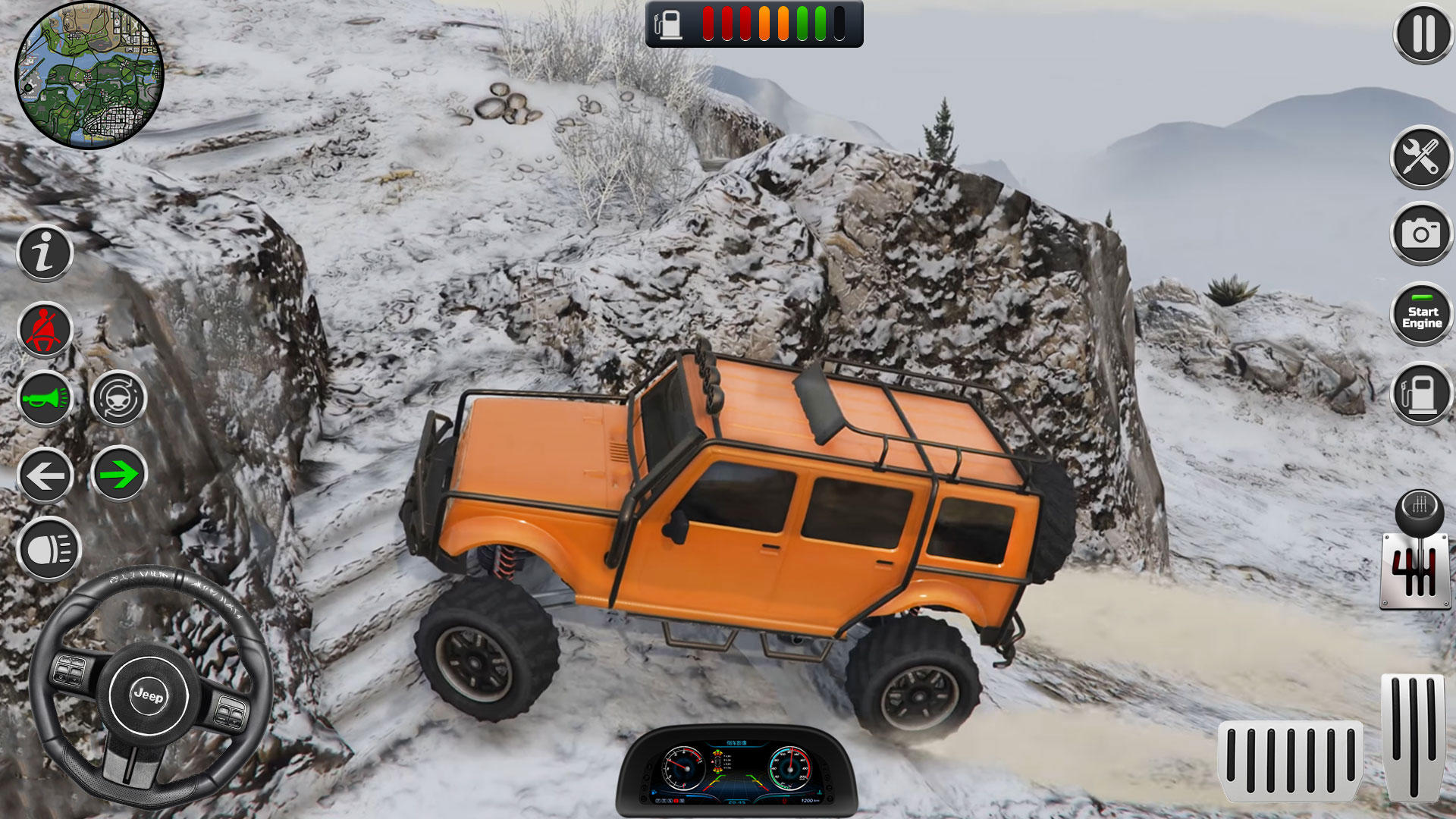 Screenshot 1 of เกมส์ขับรถจี๊ป SUV ออฟโร้ด 1.5