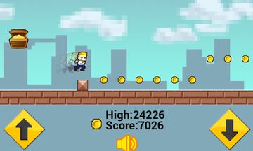 City Pixel Runner Game Screenshot