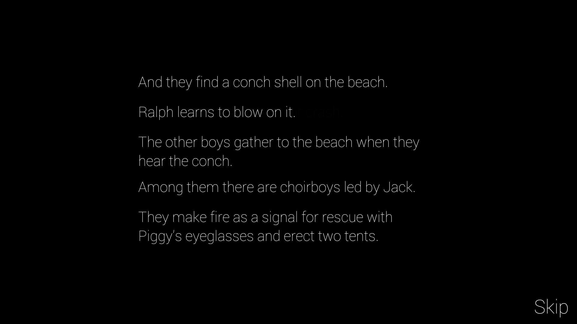 Cuplikan Layar Game 蝇王