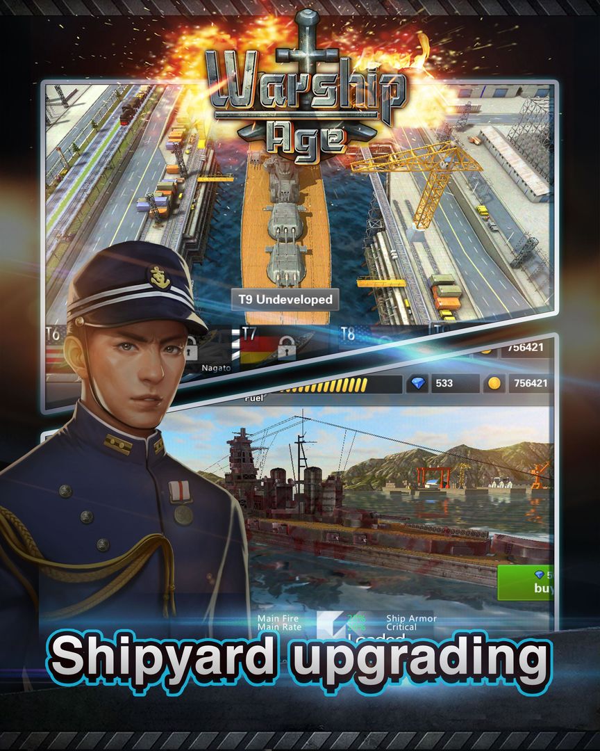 Warship Age screenshot game