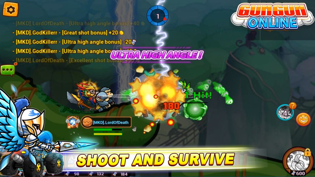 Gungun Online: Shooting game ภาพหน้าจอเกม