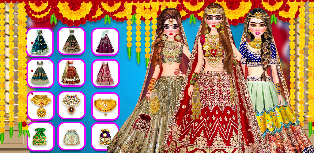 Indian Wedding Dress Up Fashion Game - YouTube