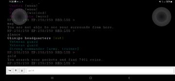 Fado MUD client Game Screenshot