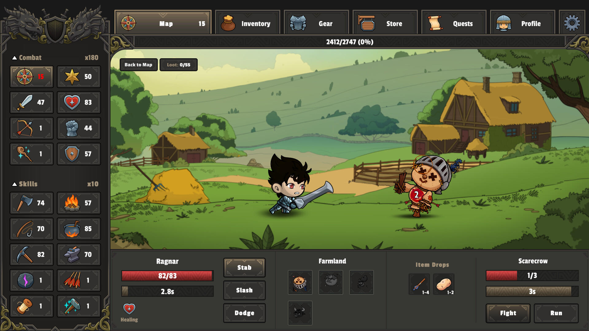 Rune Legacy Idle Game Screenshot