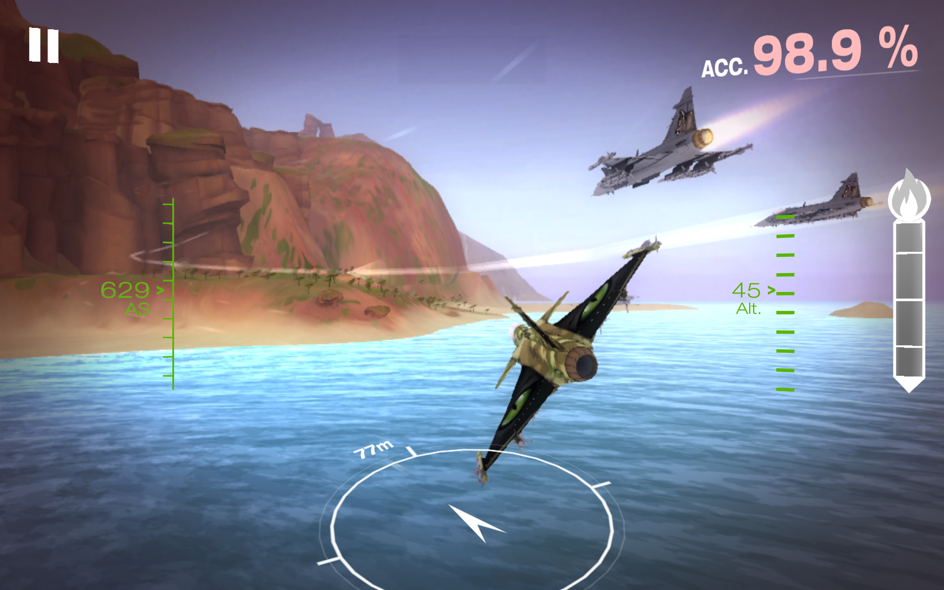 Gripen Fighter Challenge screenshot game