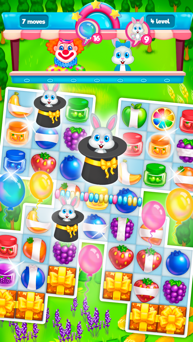 Madagascar Circus: Match 3 Game Screenshot