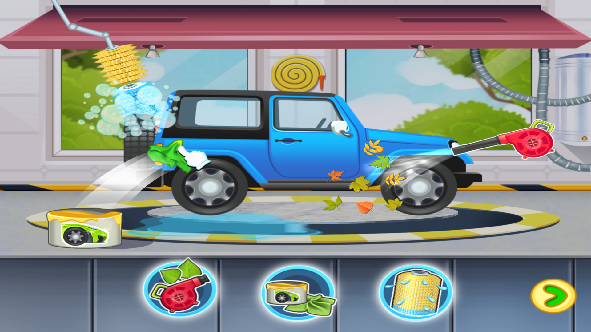 Car Wash Game: Power Gun Wash Game Screenshot