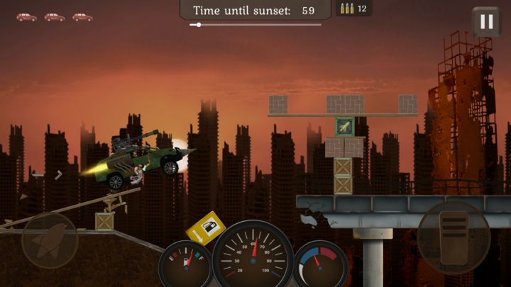 Screenshot 1 of Zombie Metal Racing 1.2