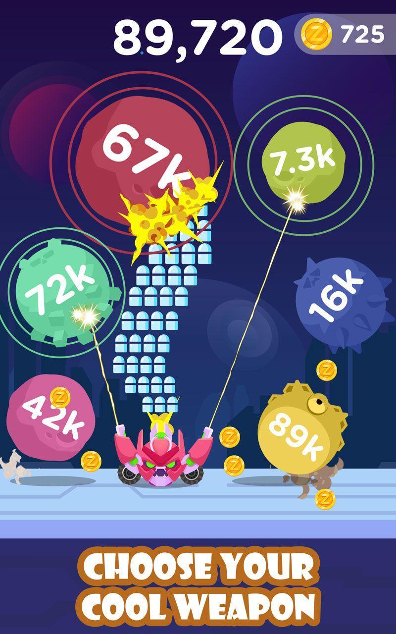 Alien Shooter: Bounce Ball Blast, Jump Ball Shoot Game Screenshot