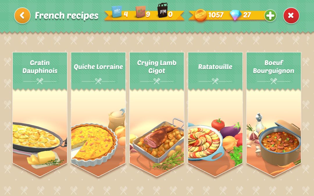Screenshot of Sara's Cooking Party