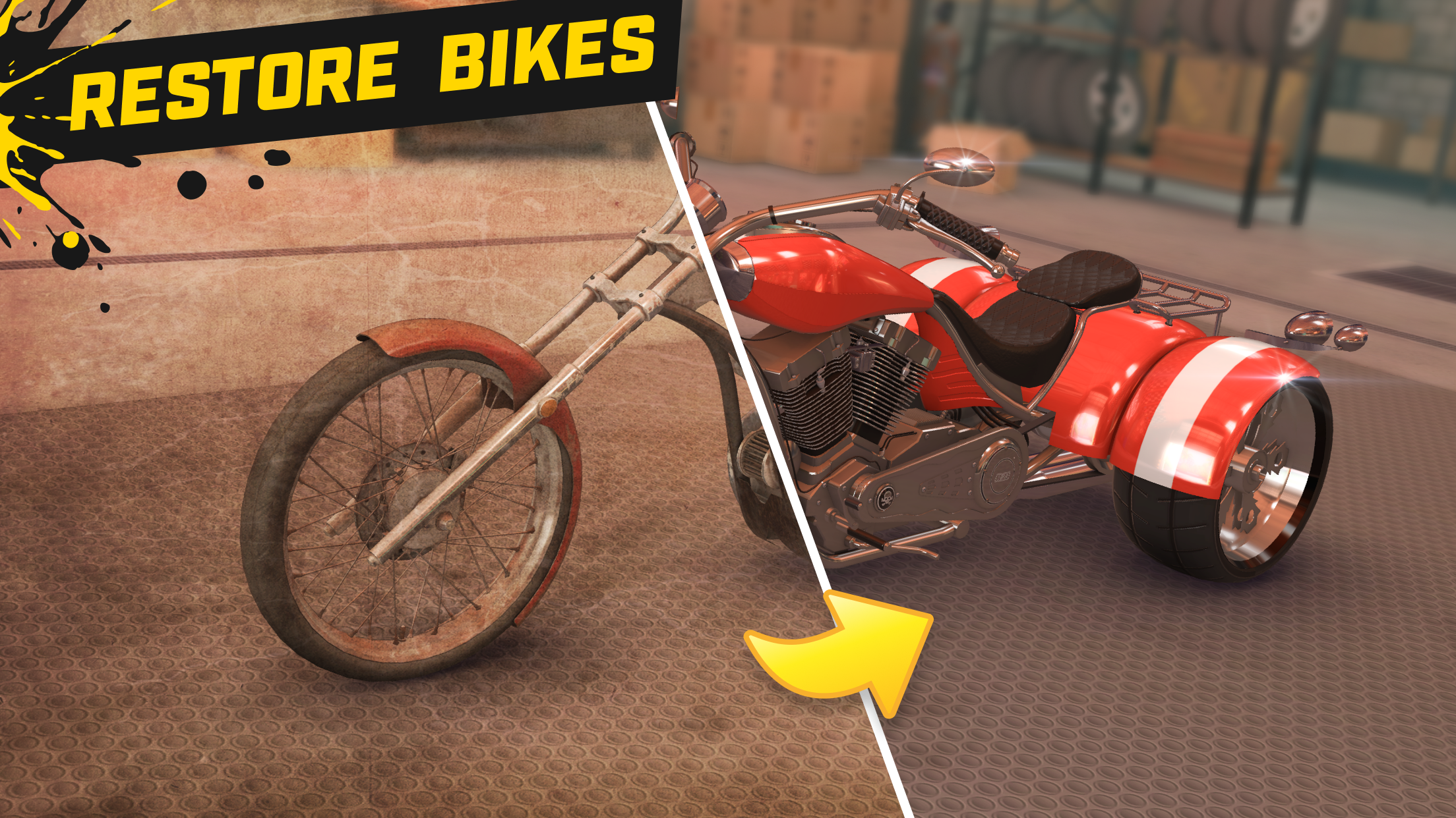 Bike Mechanic Game Screenshot