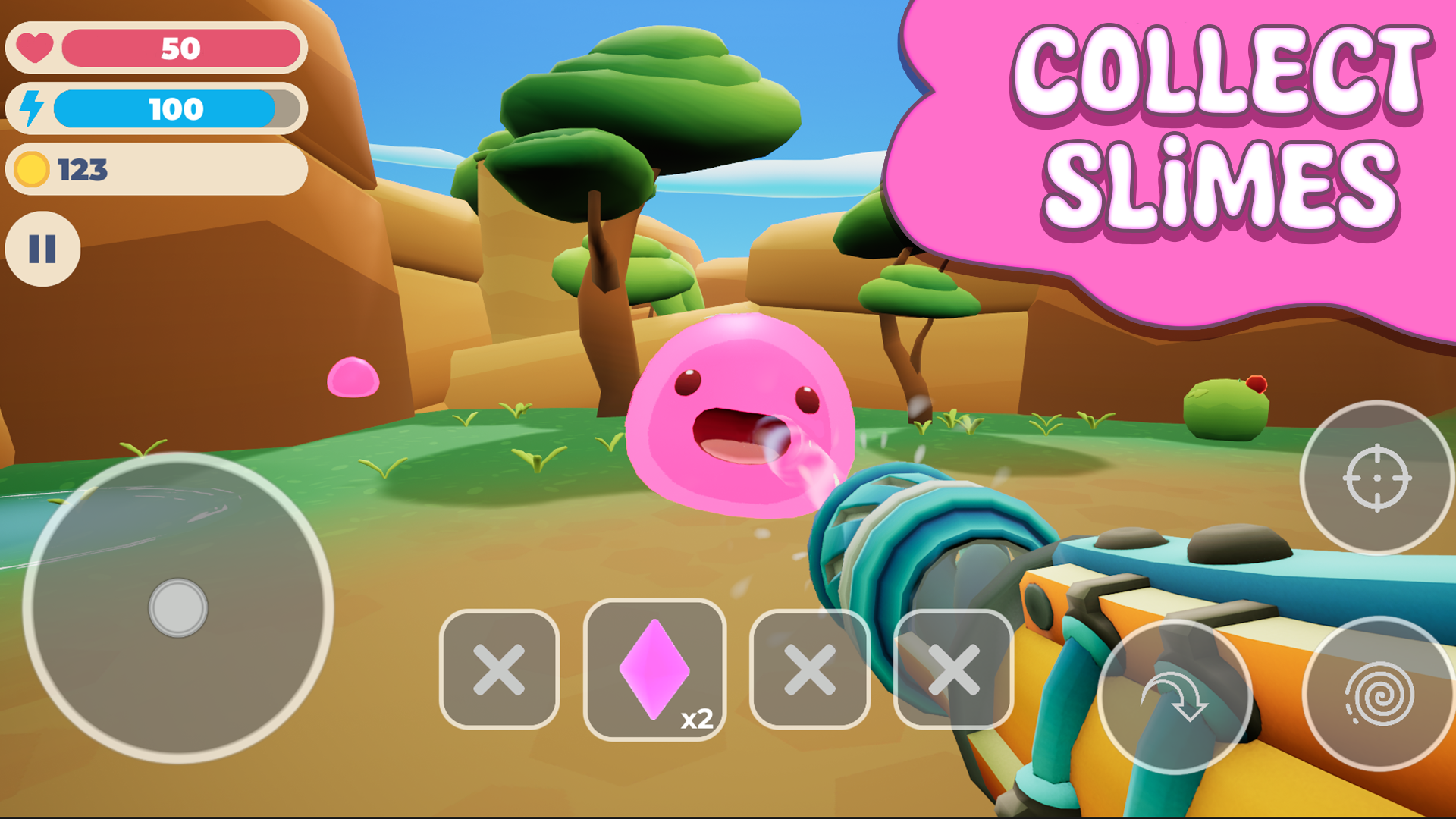 Captura de Tela do Jogo Slime Island Ranch