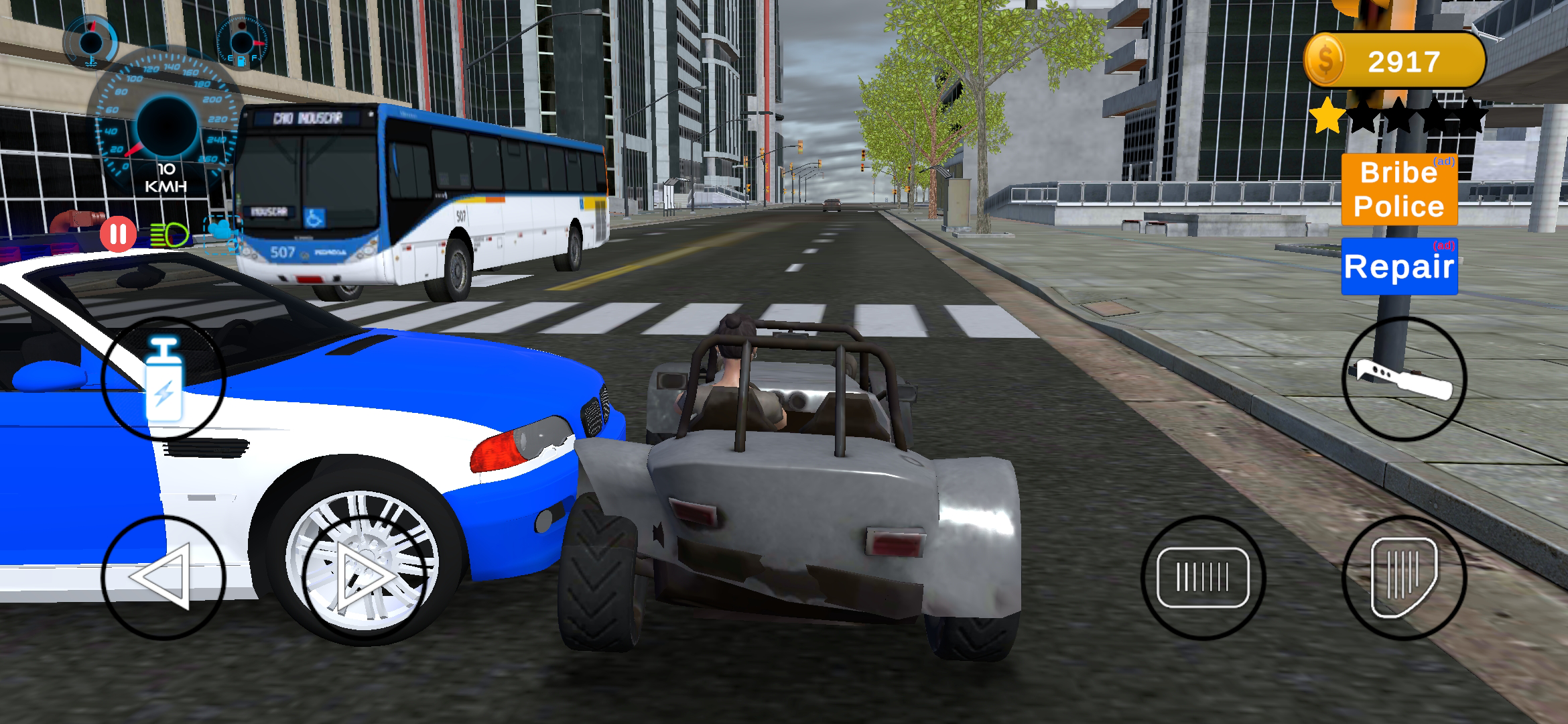 Traffic Crash Drive Simulator Game Screenshot