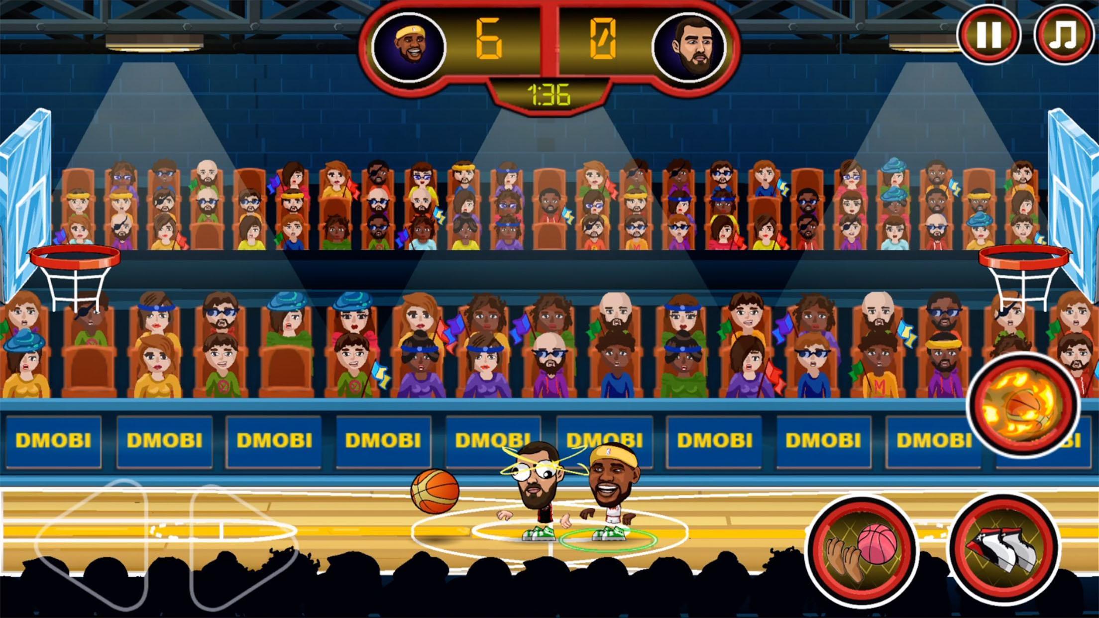 Screenshot of Basketball Legends: Dunk Game