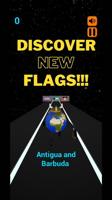 Captura de Tela do Jogo World Runner: Flags & Capitals