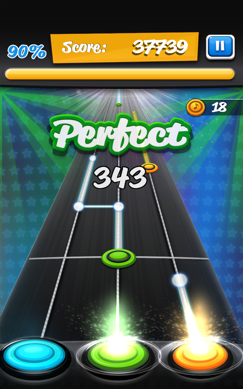 Rock Hero 2 Game Screenshot