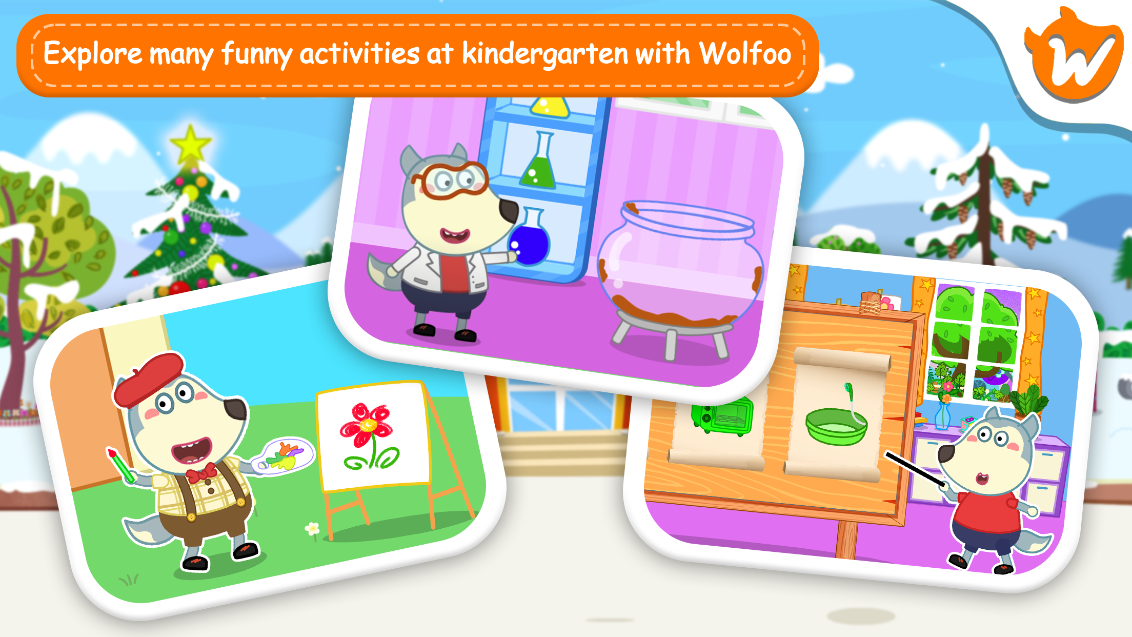 Wolfoo Preschool Learn & Play Game Screenshot