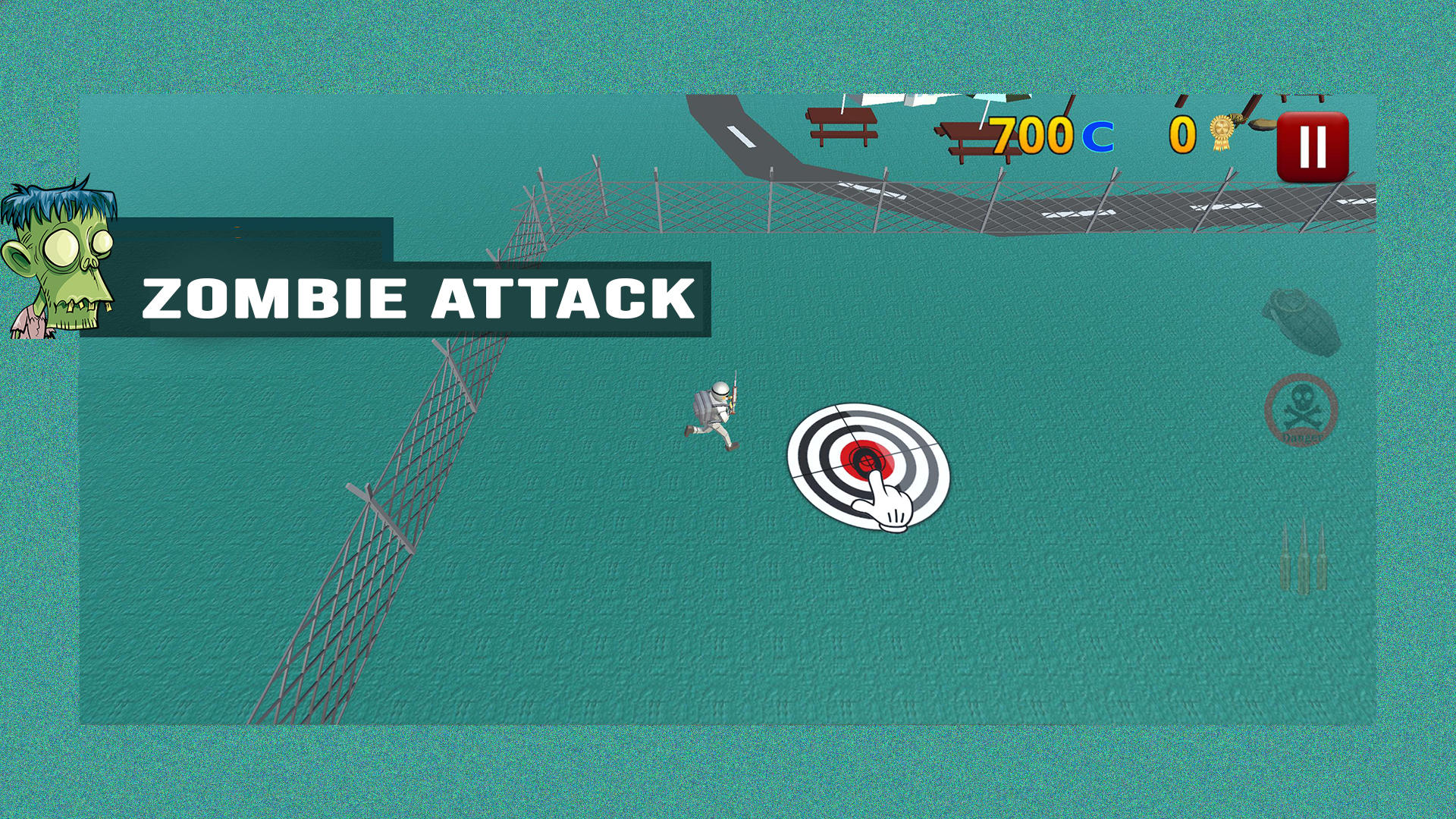 Cuplikan Layar Game Zombie Attack survial