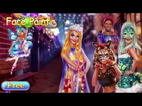 Screenshot of the video of Face Paint Party! Girls Salon