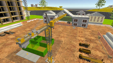 Heavy Excavator Crane Sim 3D Game Screenshot