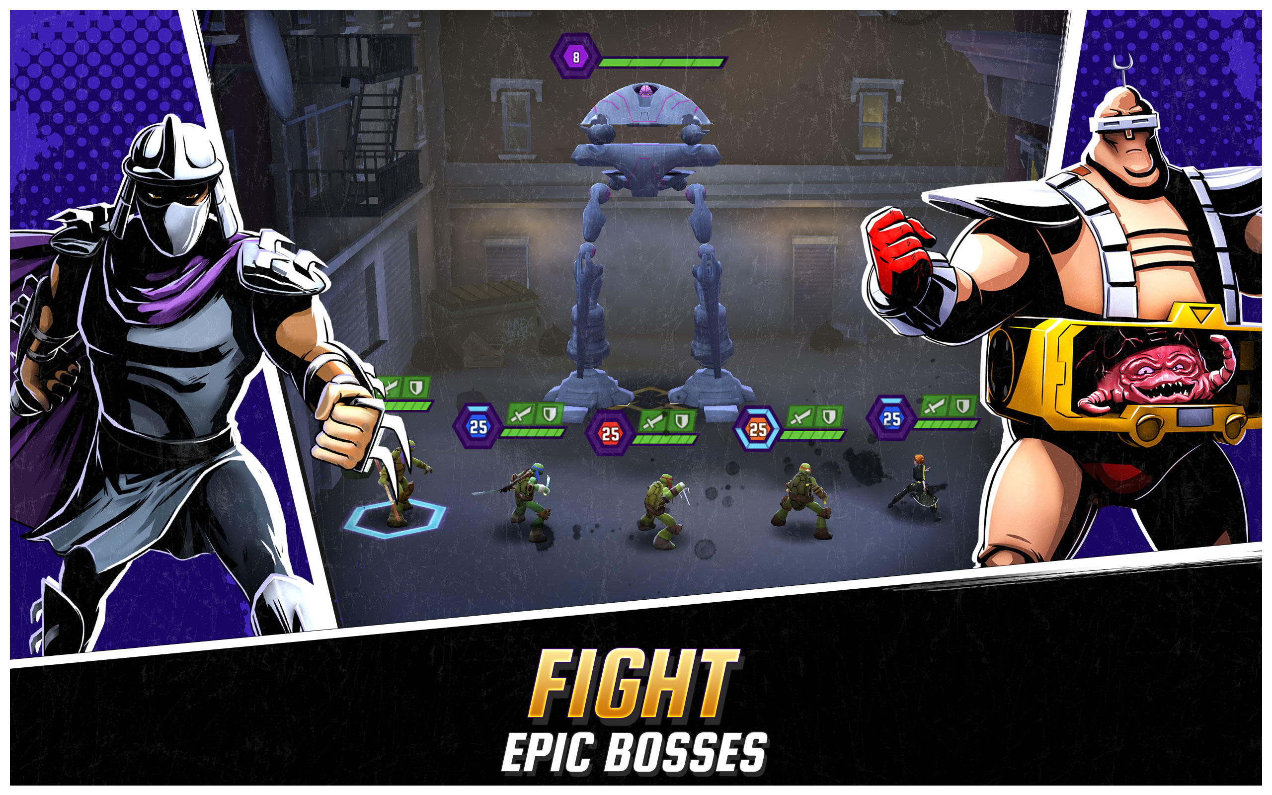 Ninja Turtles: Legends Game Screenshot