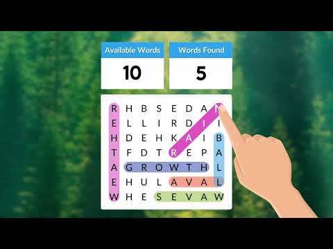 Screenshot of the video of Wordscapes Search