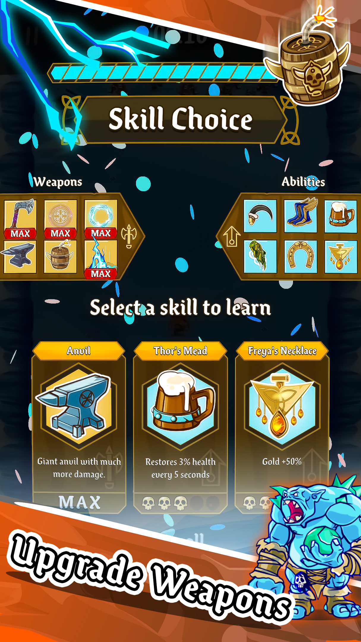 Viking Raider: Hordes from Hel ゲームのスクリーンショット