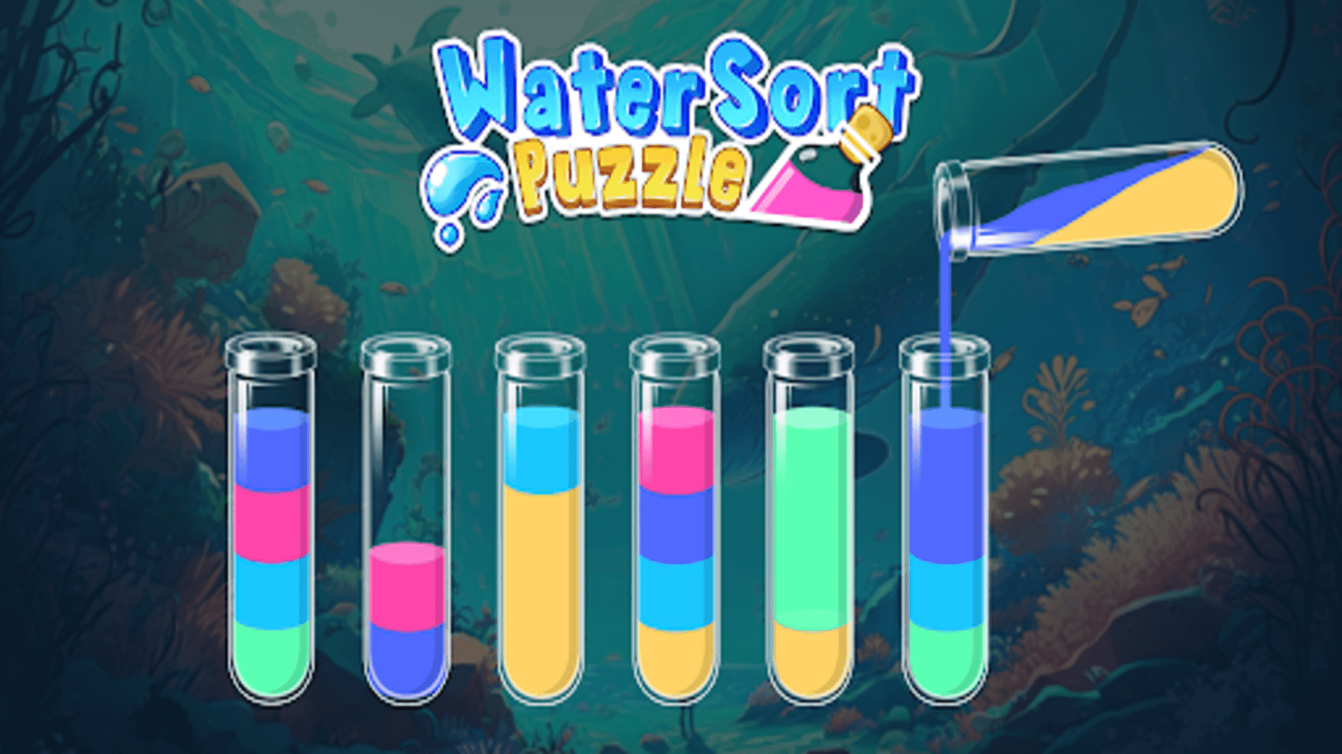 Screenshot of Water Sort - Color Puzzle Game
