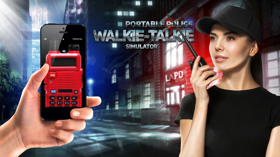 Portable police walkie-talkie screenshot game