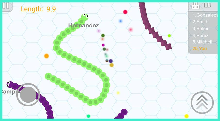 Snake Worm iO screenshot game