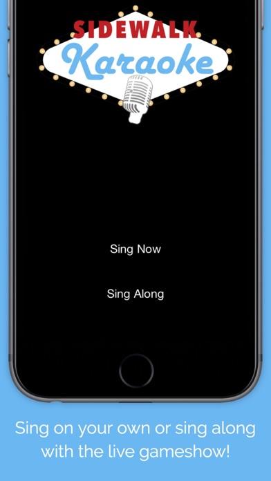 Screenshot of Sidewalk Karaoke