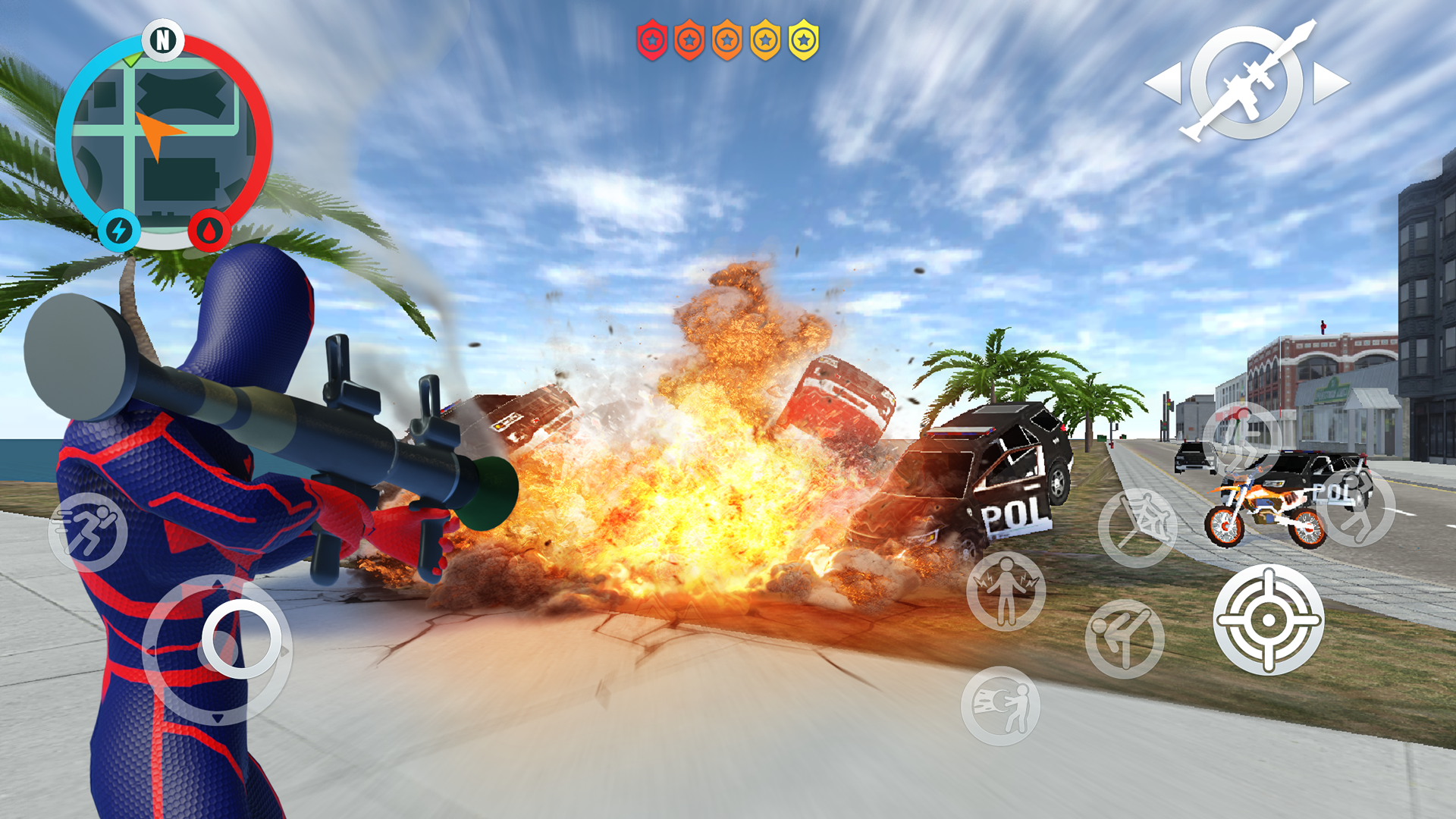 Gangster City: Hero vs Monster Game Screenshot