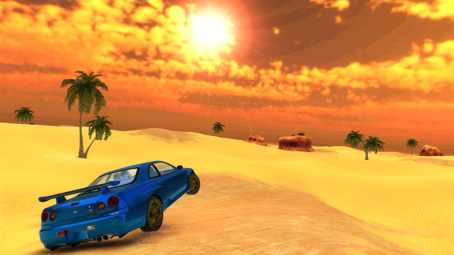 Cuplikan Layar Game Skyline Drift Simulator
