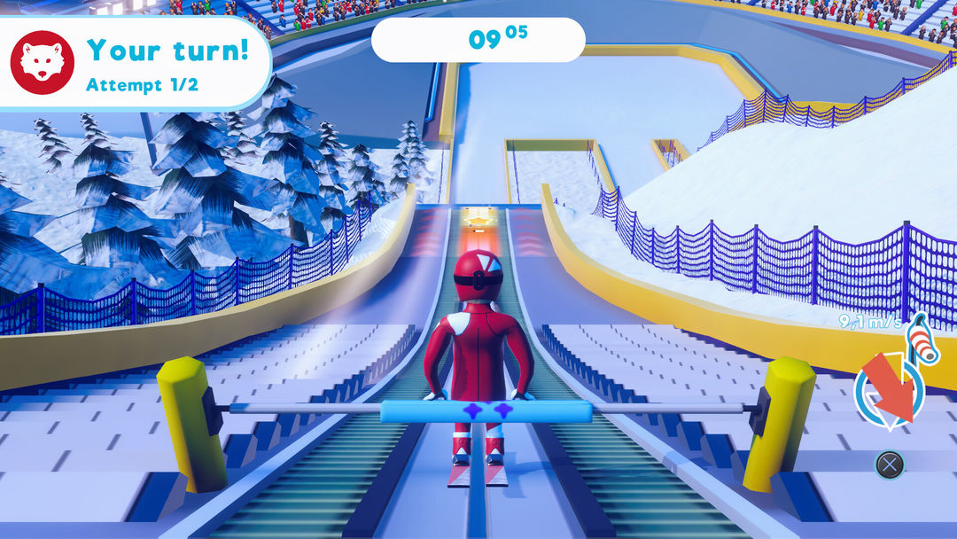 Screenshot of Winter Games Challenge