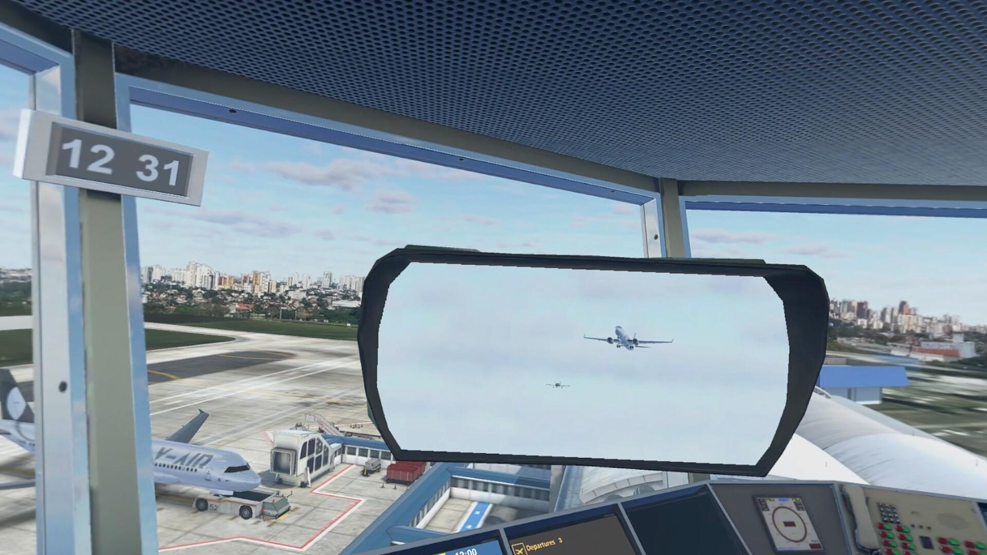 Cuplikan Layar Game V-Air Traffic Control