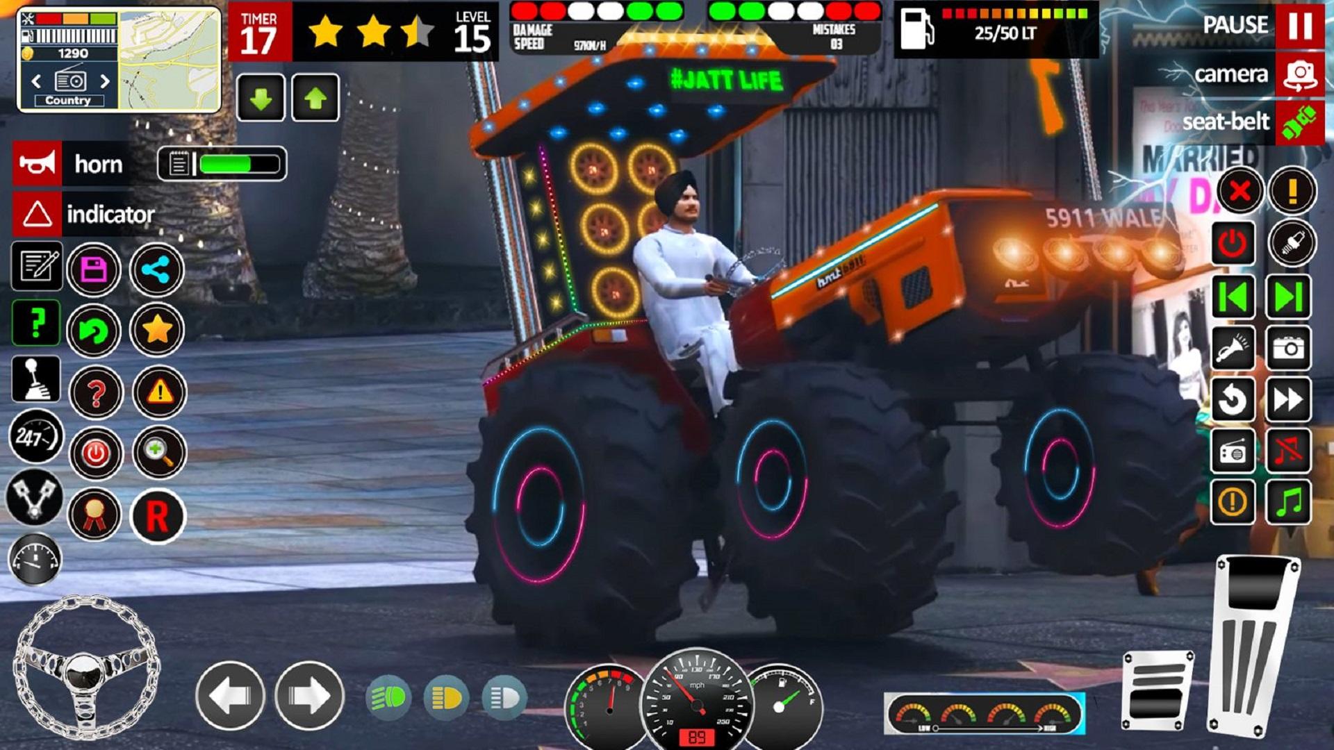 印度拖拉機耕作遊戲3D遊戲截圖