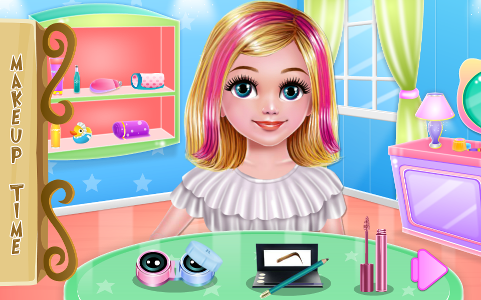 Hairdo Kids Salon Game Screenshot