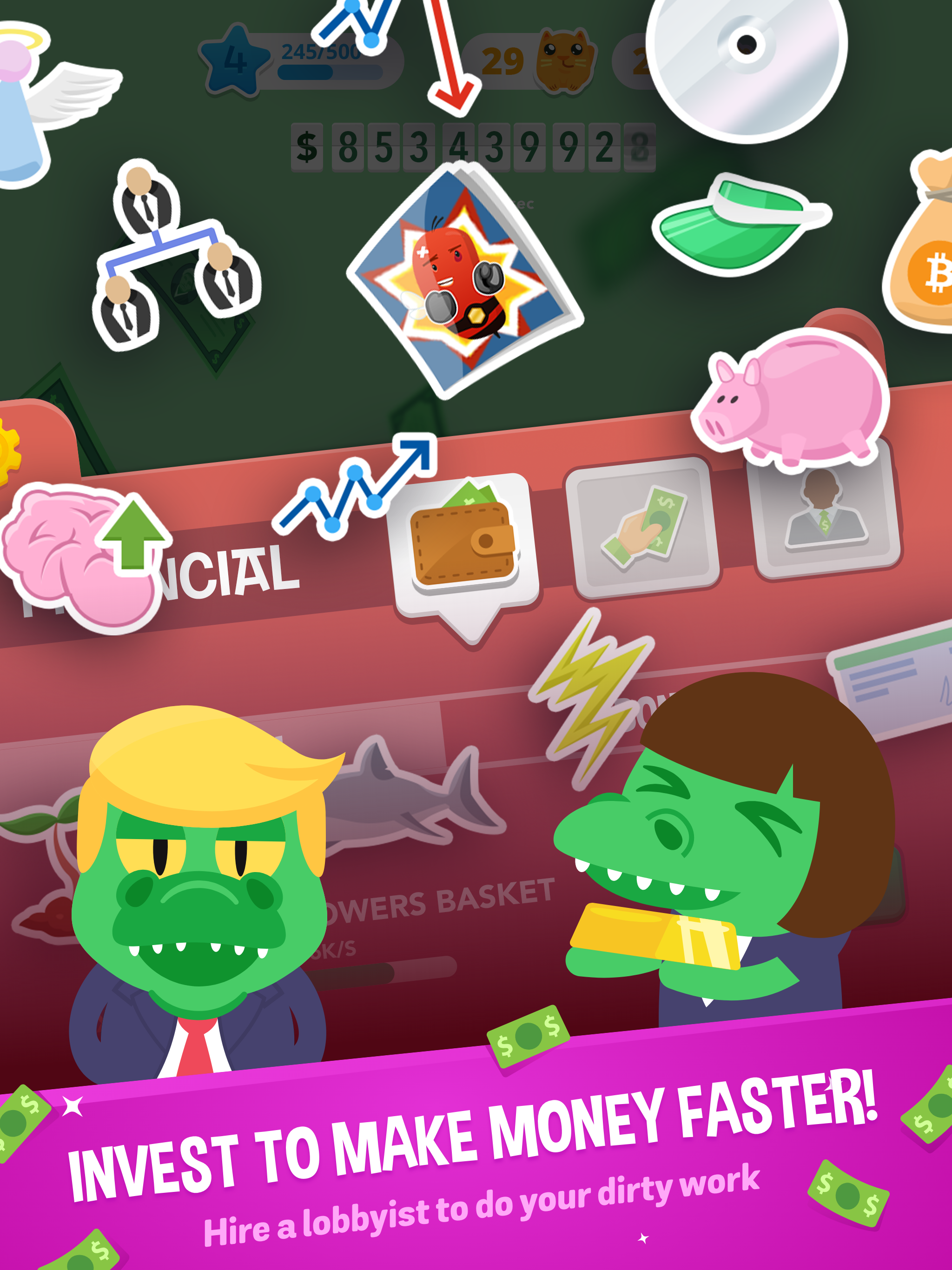 Make It Rain The Love of Money Game Screenshot