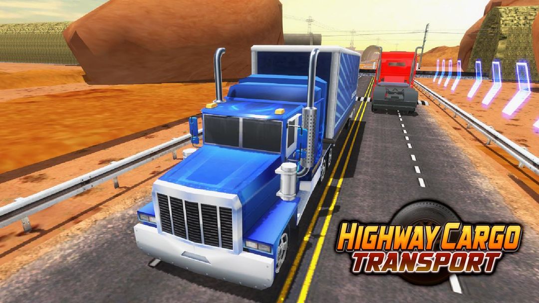 Highway Cargo Truck Transport Simulator 게임 스크린 샷
