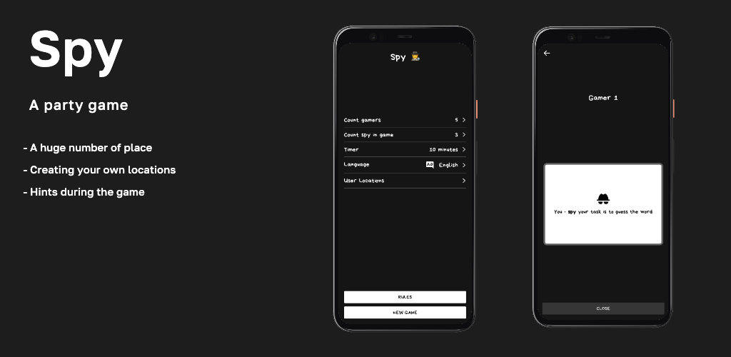 Banner of Spy - party game 