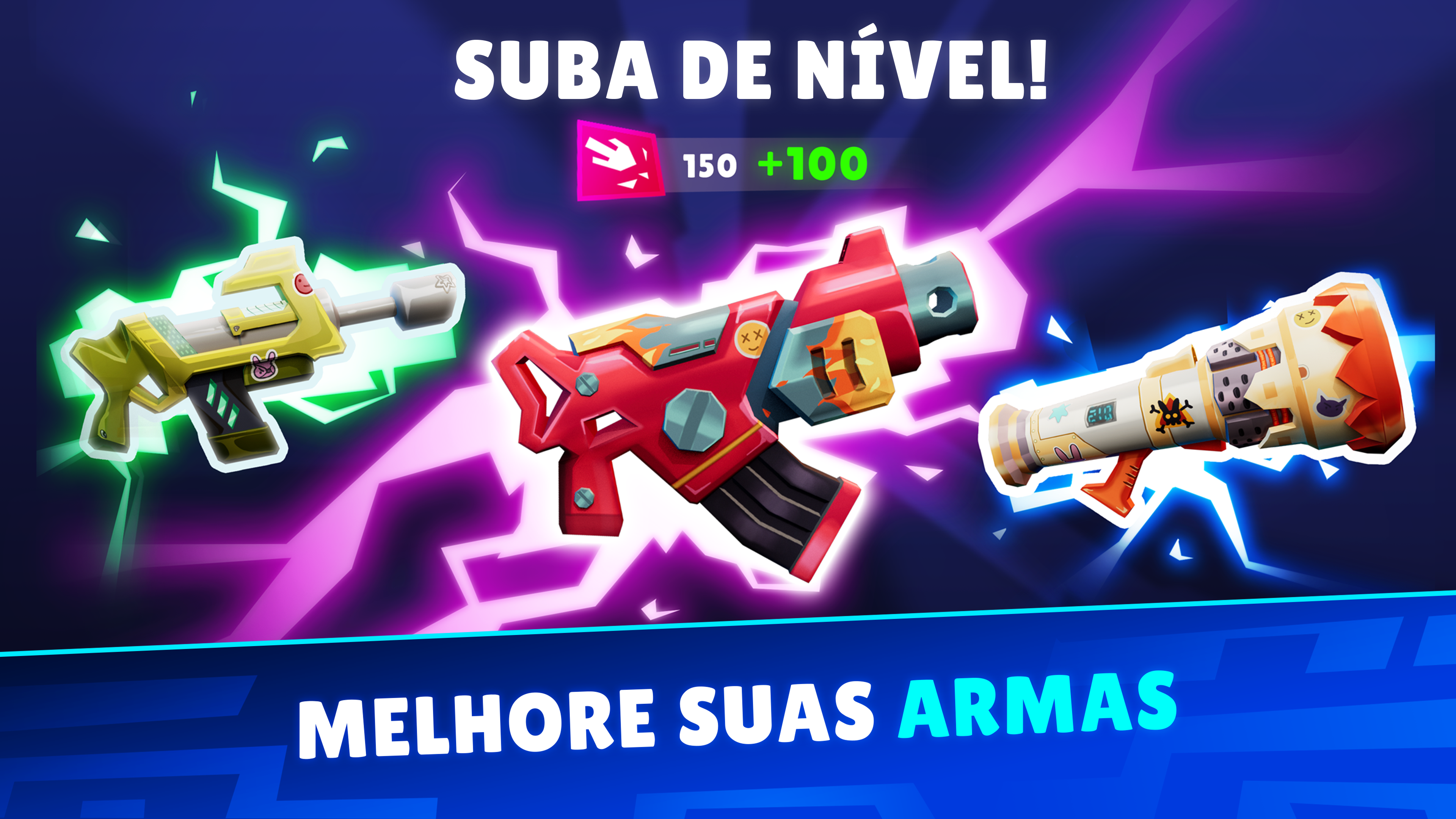 Captura de Tela do Jogo Bullet League - BATTLE ROYALE