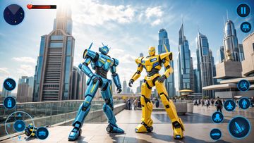 Robot Car 3D Fight & Transform Game Screenshot