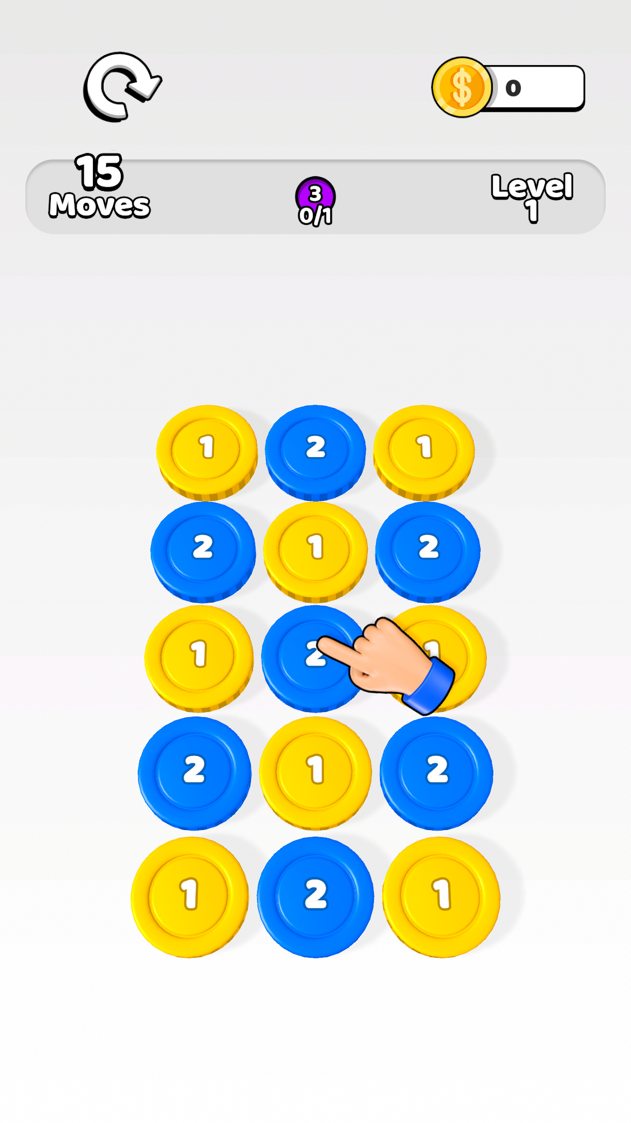 Coin Swap Game Screenshot