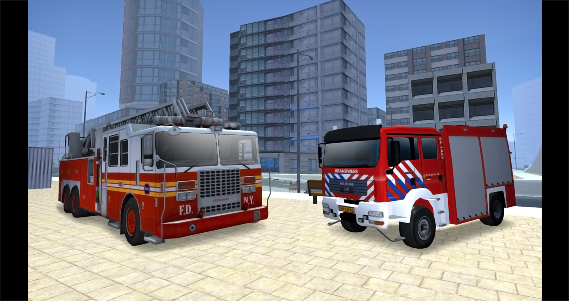 Fire Truck Simulator 2016 ゲームのスクリーンショット