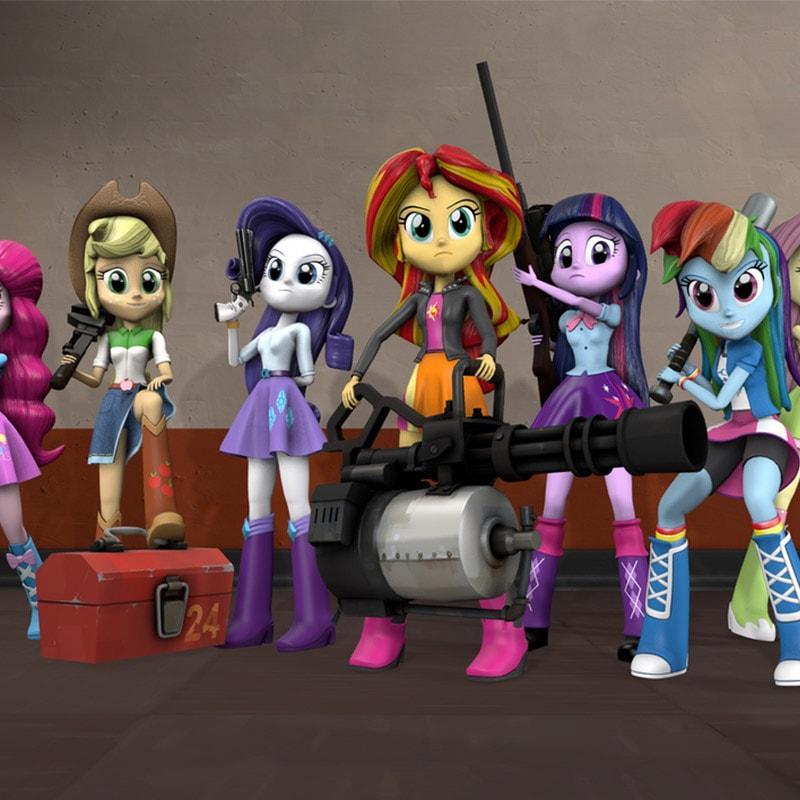Screenshot of Equestrian Girls Puzzle