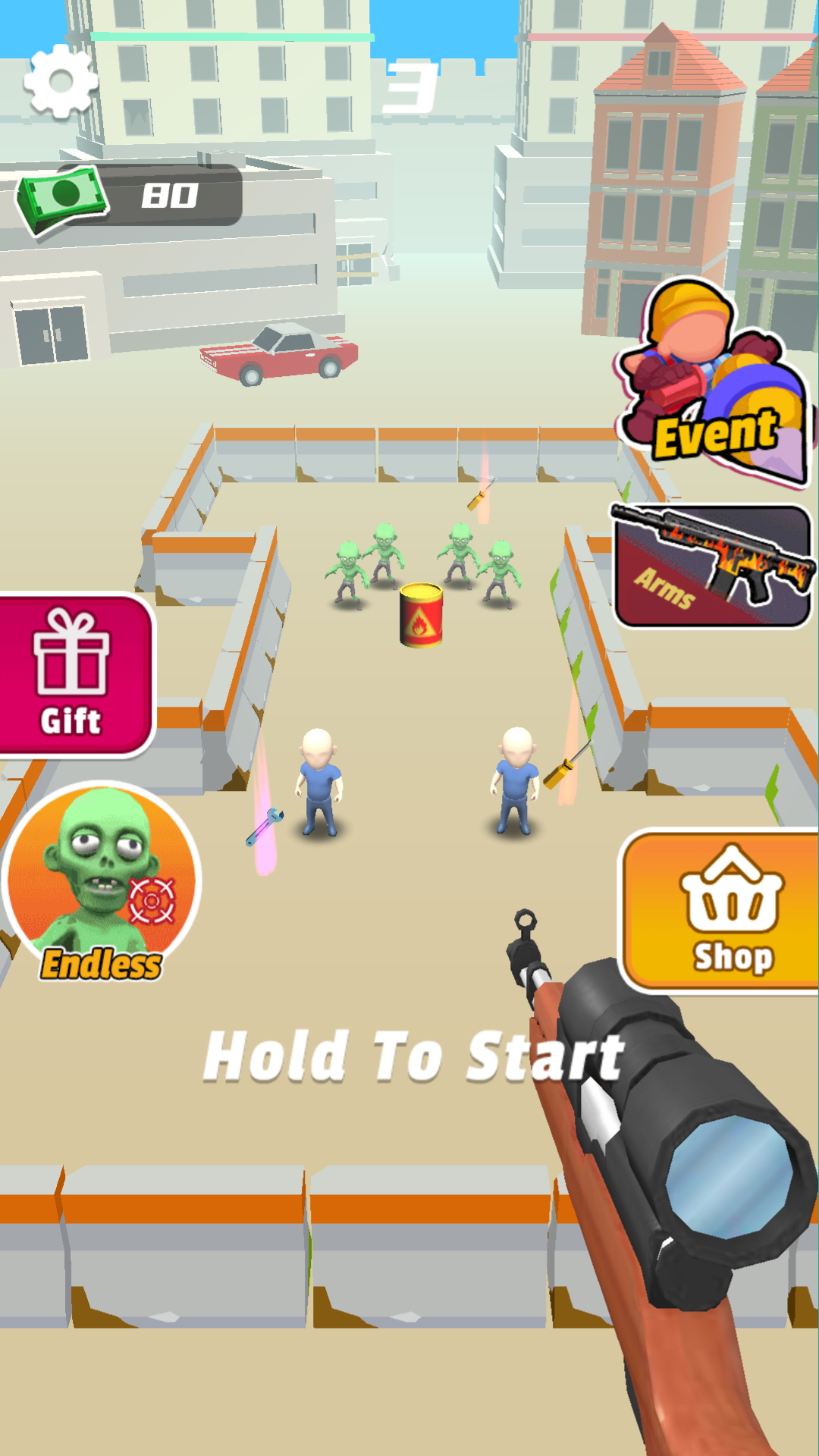 Zombie Sinper ภาพหน้าจอเกม