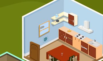 Isometric House Escape Game Screenshot