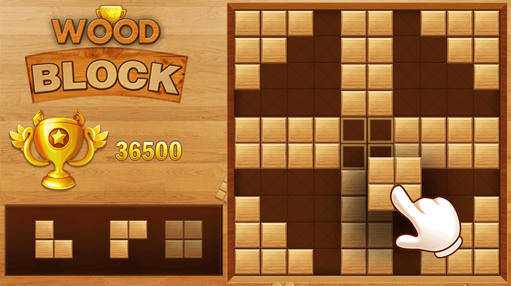 Wood Block Puzzle Game Screenshot